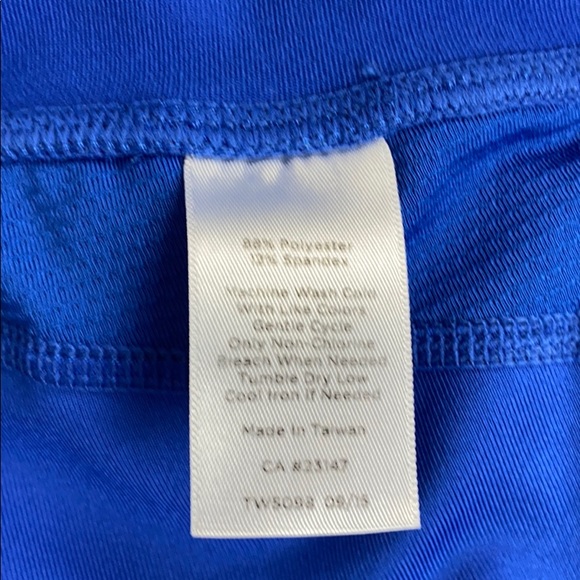 Talbots Blue Capri Workout Active Leggings - Picture 7 of 7